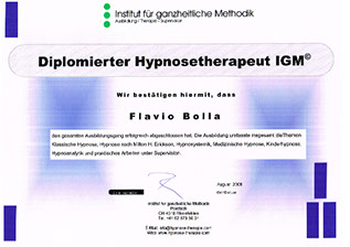 Diplomierter Hypnosetherapeut
